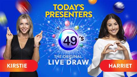 today presenters live draw